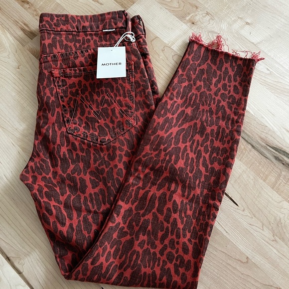 MOTHER high waisted looker ankle fray jeans - Picture 1 of 4